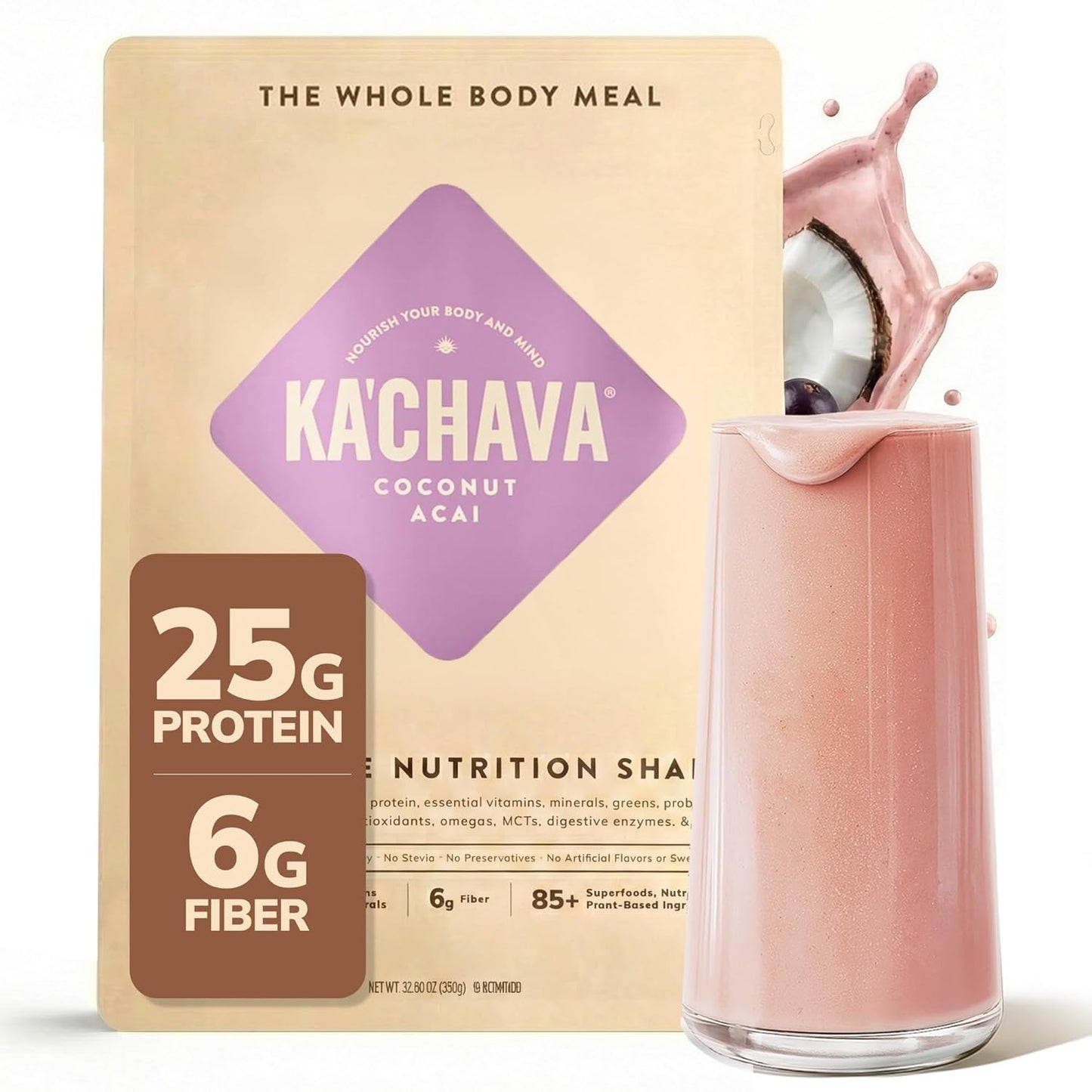 Ka’Chava All-In-One Nutrition Shake Blend, 15 Servings