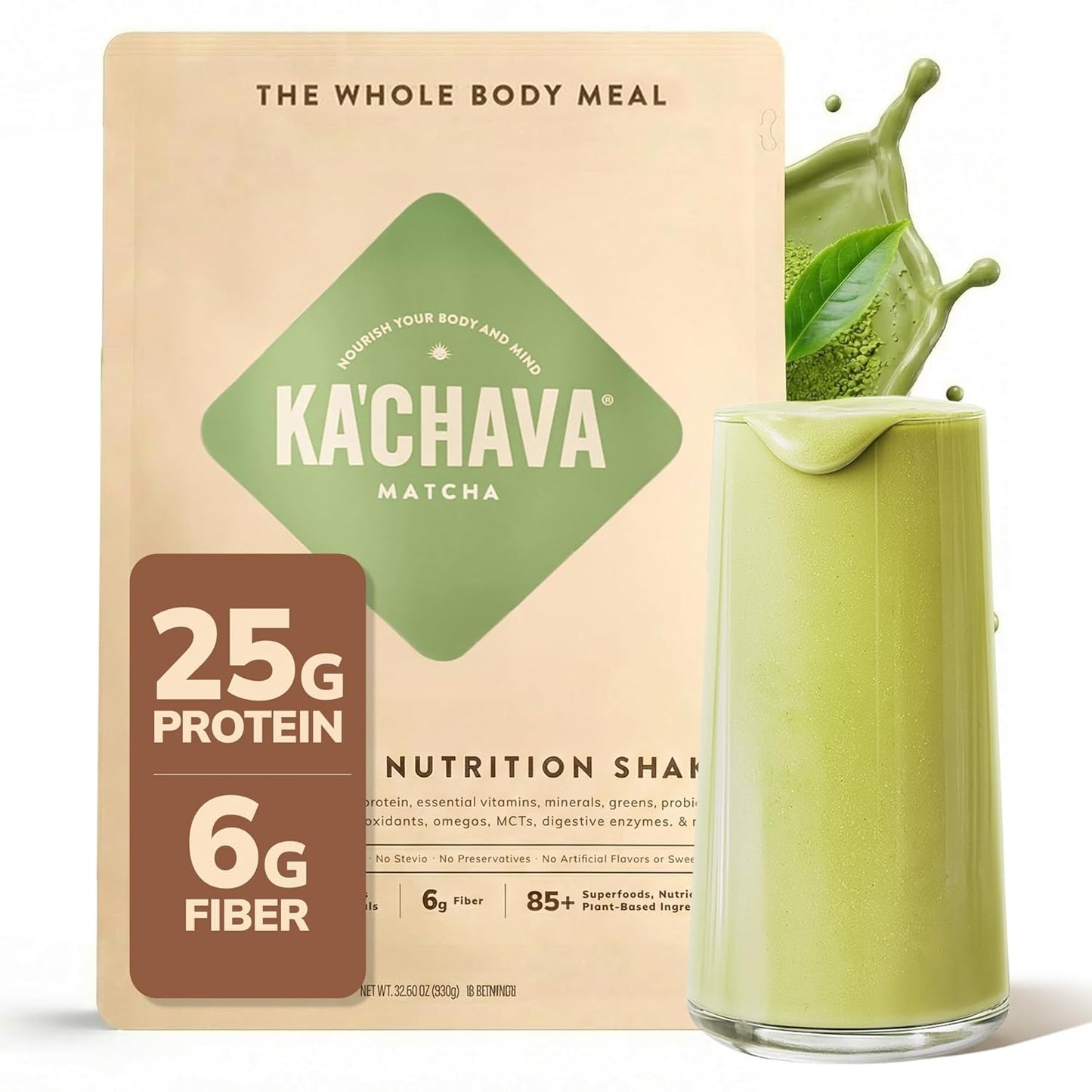Ka’Chava All-In-One Nutrition Shake Blend, 15 Servings